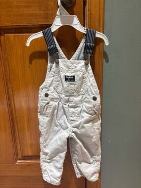 OshKosh B'gosh Vestbak Canvas Overalls 12M